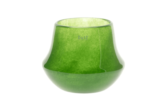 Lowlands Design green decorative pot with a wide base and narrow top for indoor plants