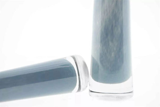 Lowlands Design Solifleur budvase in sleek blue with clear base for single flowers