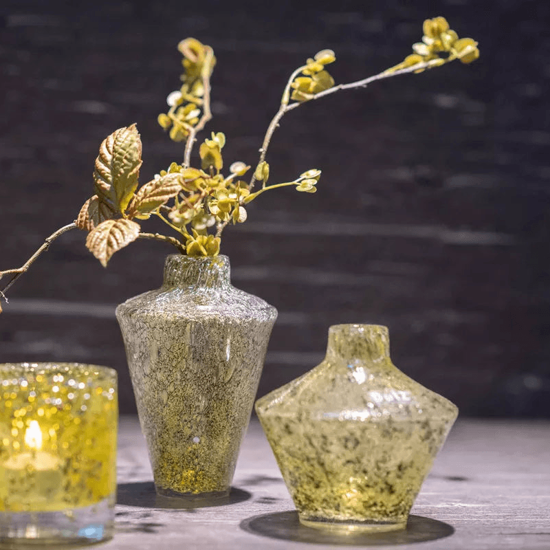 Lowlands Design glass diffuser vase trio with delicate branches for elegant home decor