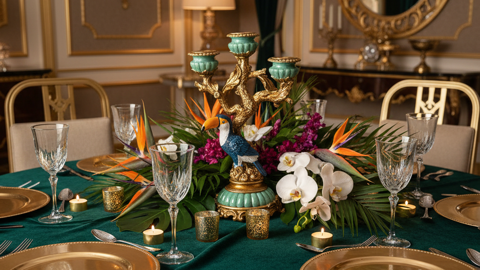 Vintage Hollywood Regency Candletsticks: Animal-Inspired Glamour for Your Home