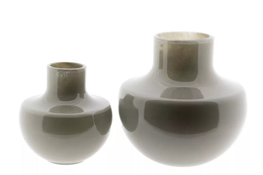 Vase 702A Flowervase - H21 D20 cm -  Taupe by DutZ