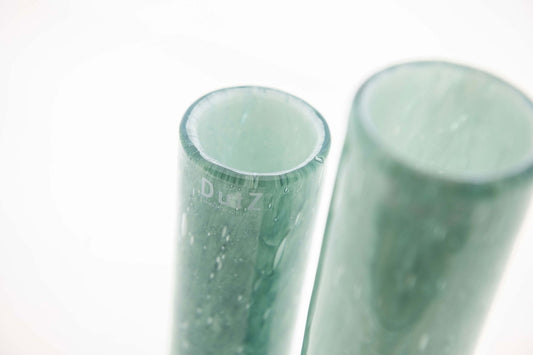 CYLINDER Vase - GREEN WHITE Colour by DutZ - Lowlands Design -  - CYLINDER Vase - GREEN WHITE Colour by DutZ - Lowlands Design - Cylinders - #tag1# - #tag2# - #tag3# - #tag4#