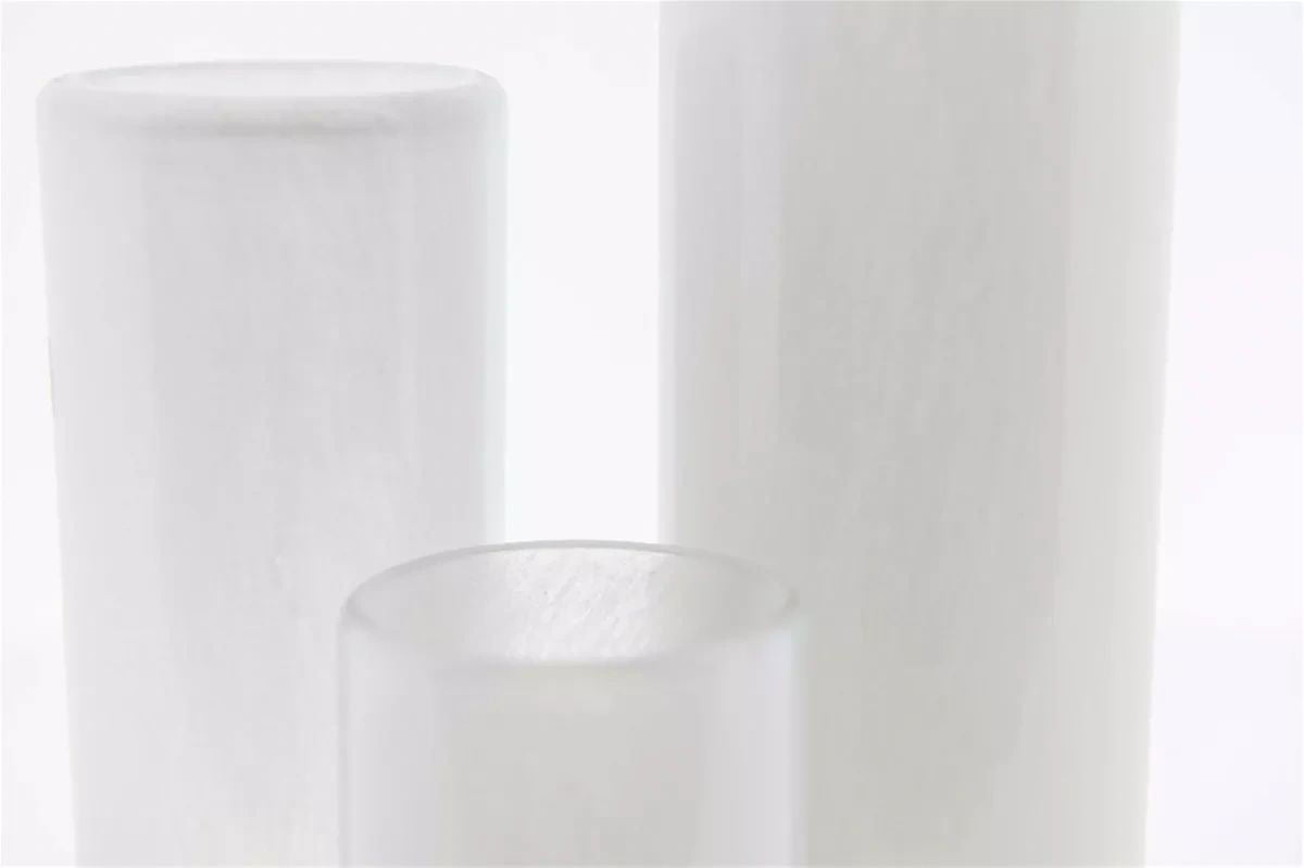 CYLINDER Vase - H25 D6.5 cm - WHITE Colour by DutZ - Lowlands Design -  - CYLINDER WHITE NARROW - #tag1# - #tag2# - #tag3# - #tag4#