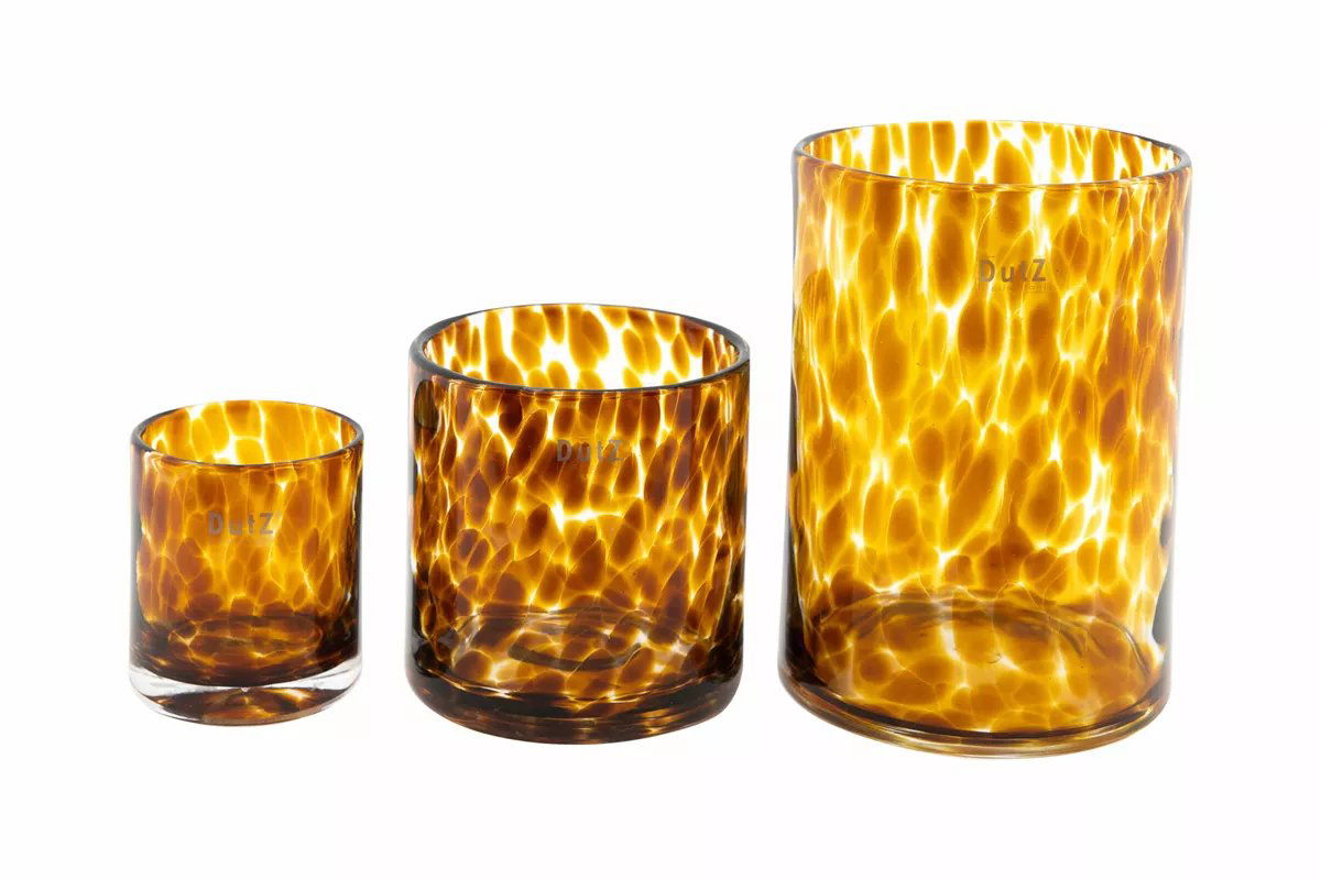 CYLINDER Vase Pot -  LEOPARD BROWN Colour by DutZ - Lowlands Design -  - CYLINDER Vase Pot - LEOPARD BROWN Colour by DutZ - Lowlands Design - Cylinders - #tag1# - #tag2# - #tag3# - #tag4#