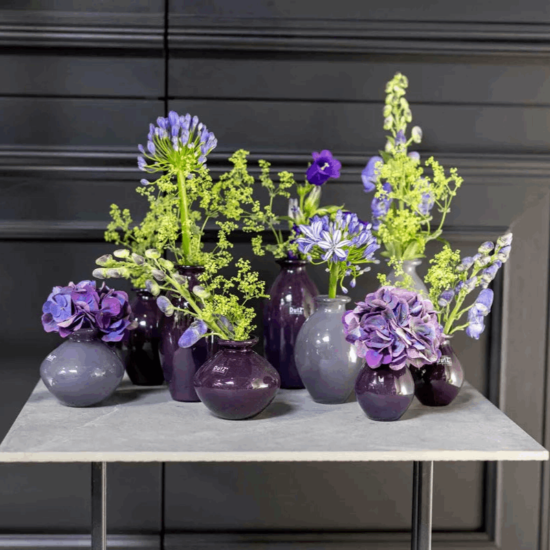 NADIEL Purple Rain Budvase Set