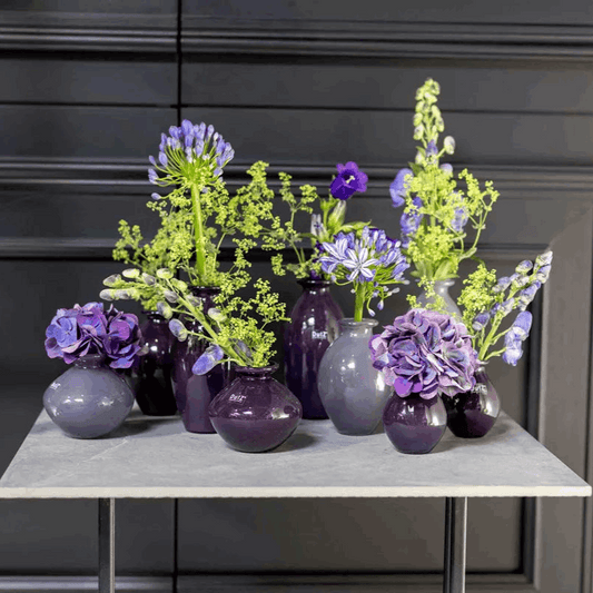 NADIEL Purple Rain Budvase Set