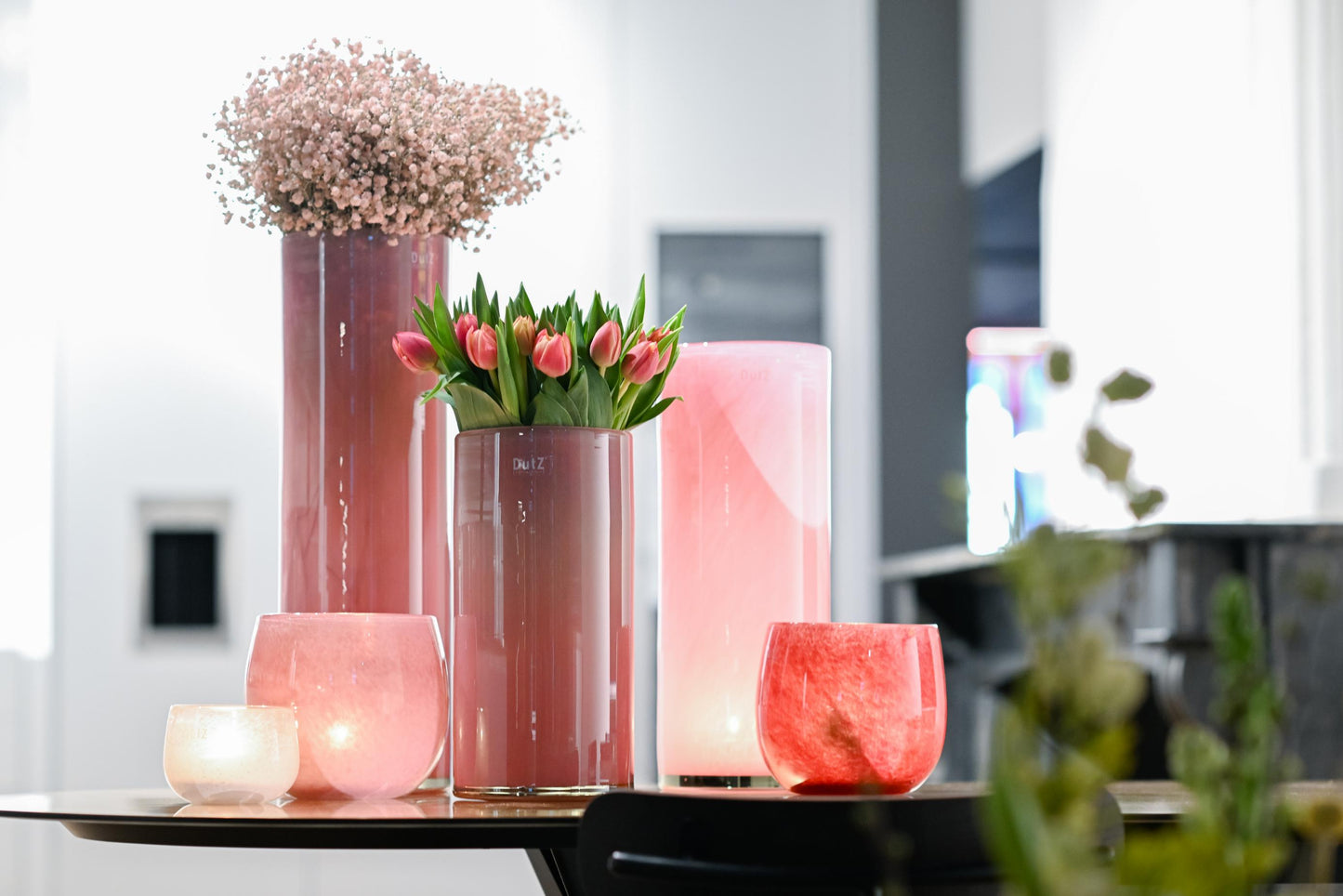 Tall Glass CYLINDER C2 XL Vase - by DutZ