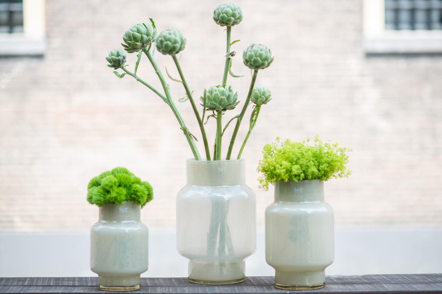 VASE ROKKO - H26 D18 cm - BEIGE Colour by DutZ