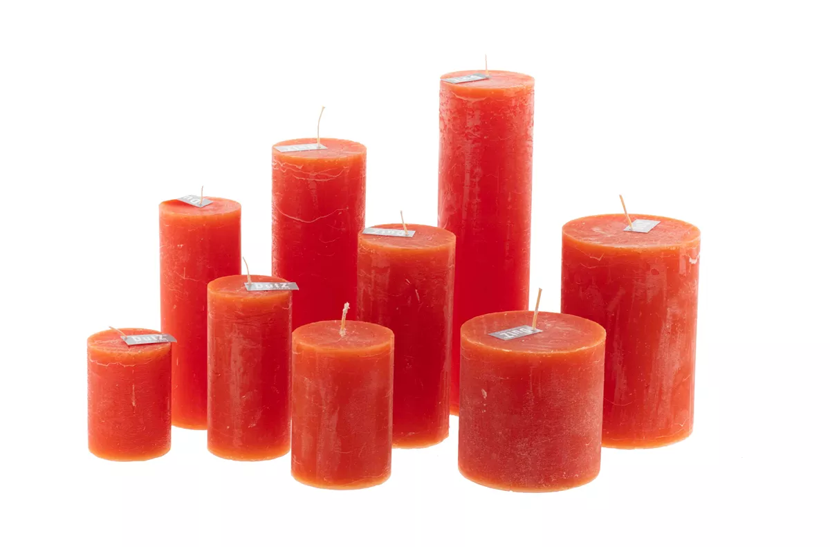 LUXURY RUSTIC CANDLE - CORAL RED - Lowlands Design -  -  - #tag1# - #tag2# - #tag3# - #tag4#