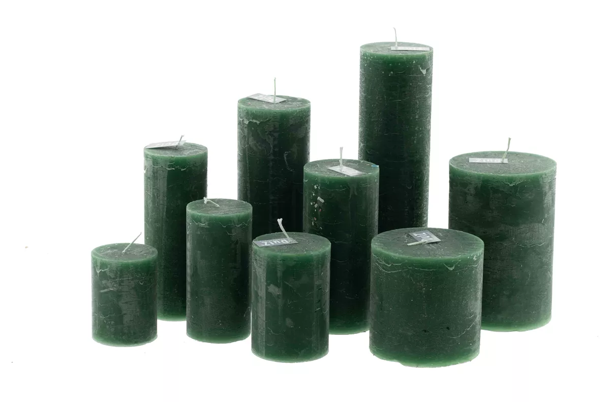 LUXURY RUSTIC CANDLE - DARKGREEN - Lowlands Design -  -  - #tag1# - #tag2# - #tag3# - #tag4#
