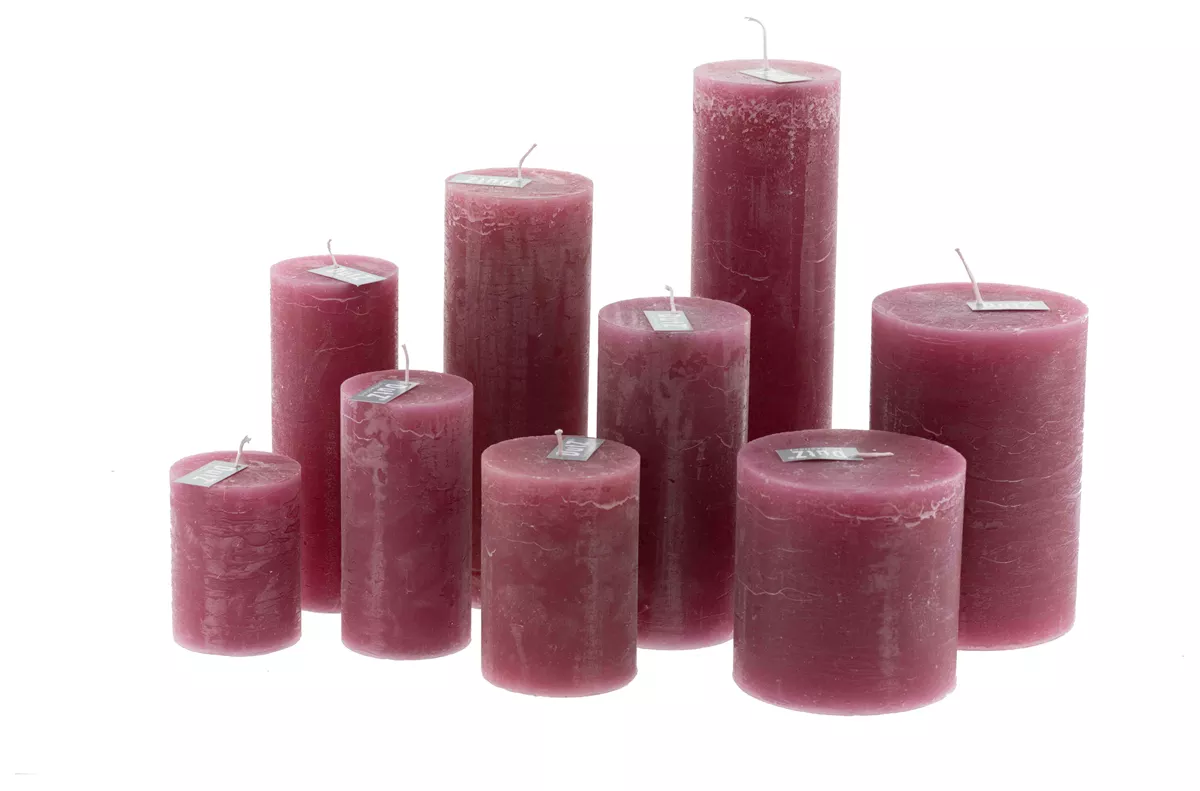 LUXURY RUSTIC CANDLE - FUCHSIA - Lowlands Design -  -  - #tag1# - #tag2# - #tag3# - #tag4#