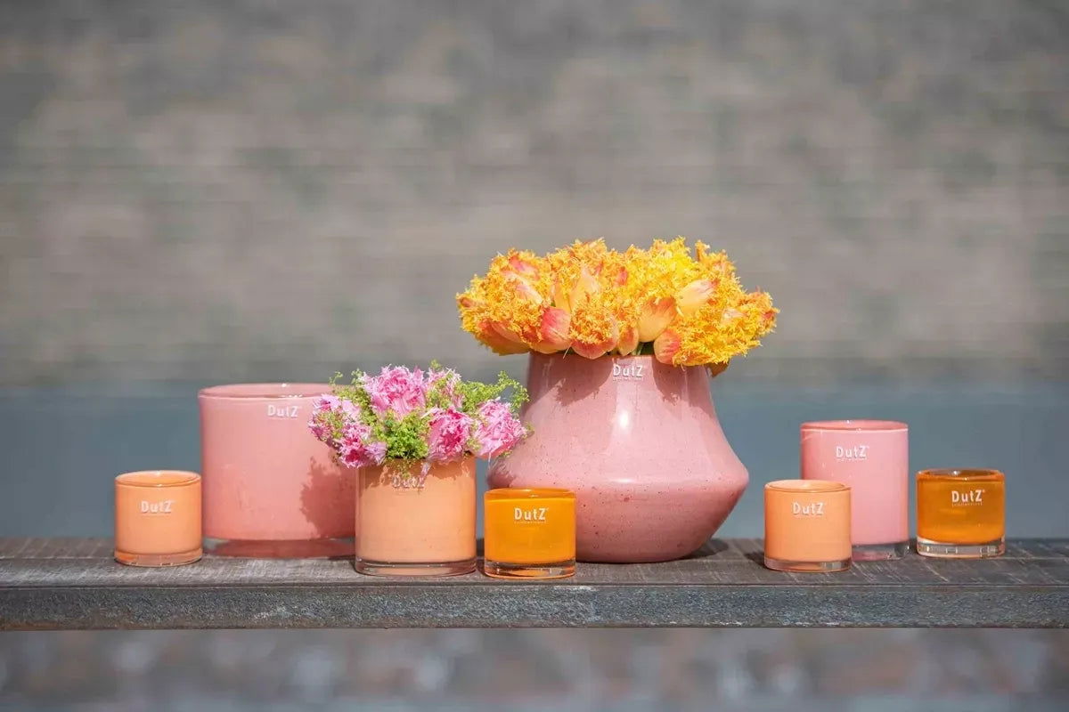 Orchid POT MARCO - PEACH Colour by DutZ - Lowlands Design -  - Indulge in luxury Marco Orchid pots with DutZ Collection vases: adding a touch of opulence to your living space - #tag1# - #tag2# - #tag3# - #tag4#