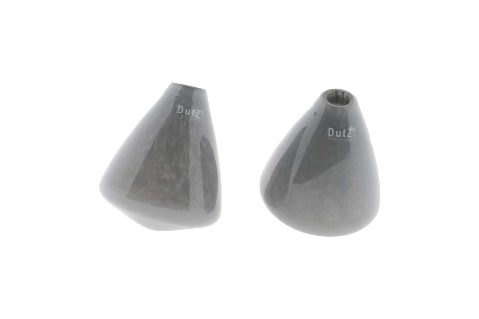 TUMBLING VASE - H12 D10 cm - GREY - Lowlands Design -  - TUMBLING VASE - H12 D10 cm - GREY - Order unit: 6pcs x GBP6.95 - #tag1# - #tag2# - #tag3# - #tag4#