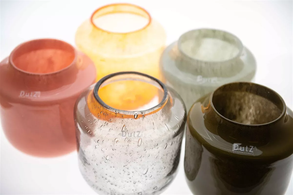 VASE GLITA - H16 D15 cm - GOLD BUBBLES Colour by DutZ - Lowlands Design -  - Enhance your living space with DutZ Collection vases: where every detail speaks of craftsmanship - #tag1# - #tag2# - #tag3# - #tag4#