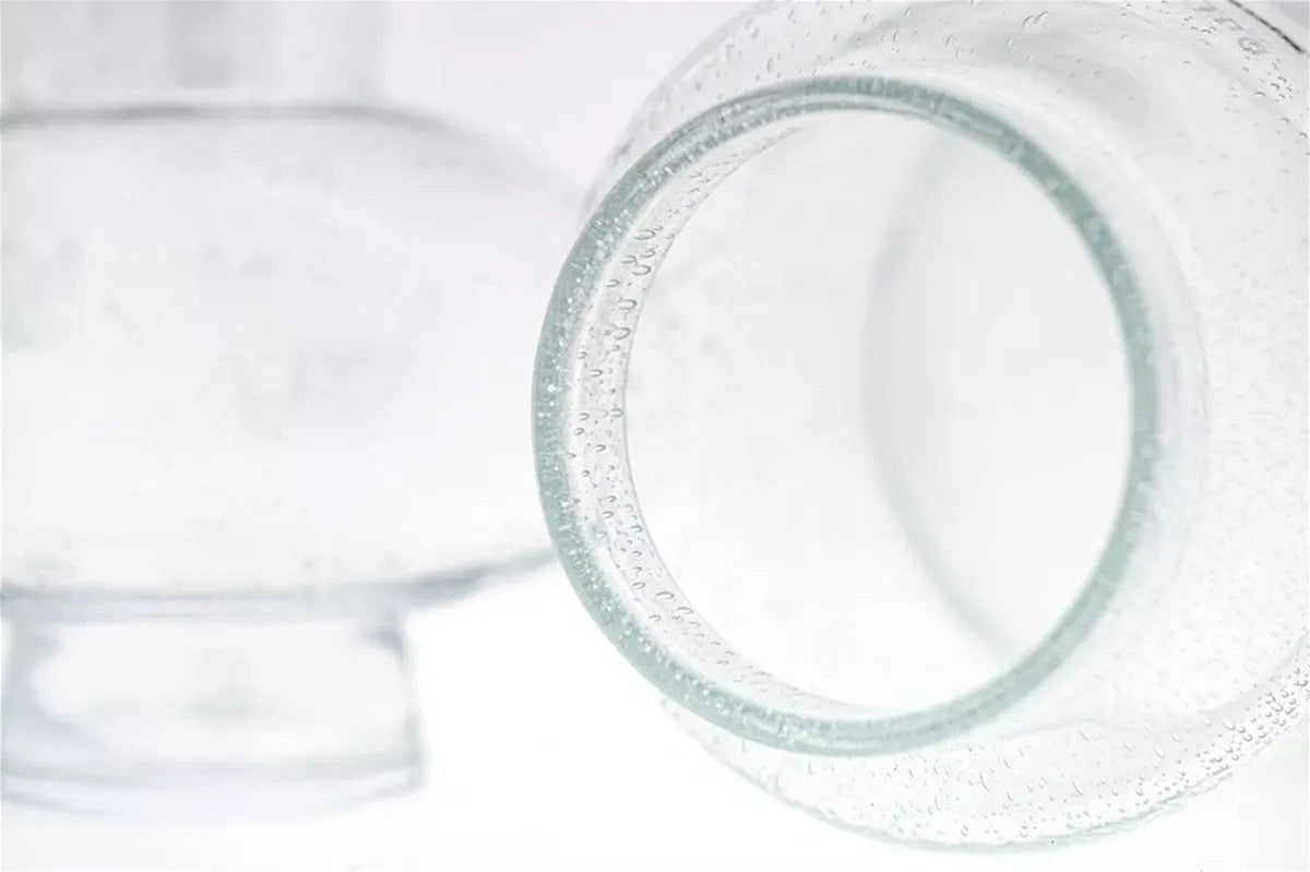 VASE MODEST - CLEAR BUBBLES Colour by DutZ - Lowlands Design -  - Imbue your home with sophistication using DutZ Collection vases: elegant accents for modern living - #tag1# - #tag2# - #tag3# - #tag4#