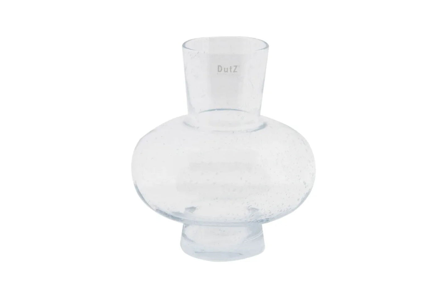 VASE MODEST - CLEAR BUBBLES Colour by DutZ - Lowlands Design -  - Transform your living space with DutZ Collection vases: where every piece is a reflection of timeless elegance - #tag1# - #tag2# - #tag3# - #tag4#