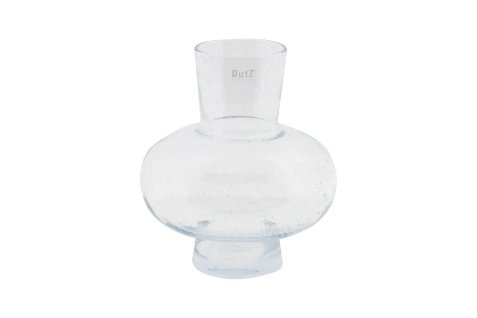 VASE MODEST - CLEAR BUBBLES Colour by DutZ - Lowlands Design -  - Transform your living space with DutZ Collection vases: where every piece is a reflection of timeless elegance - #tag1# - #tag2# - #tag3# - #tag4#