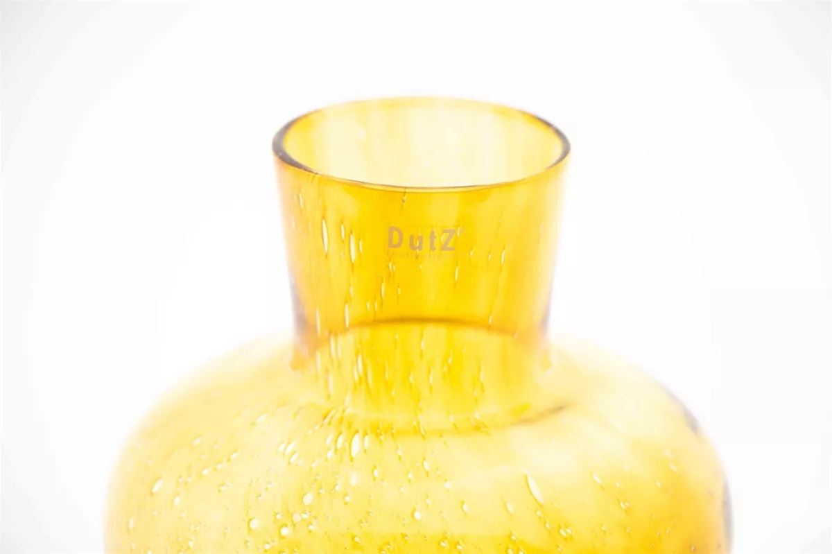 VASE MODEST - GOLD BUBBLES Colour by DutZ - Lowlands Design -  - Discover artisan-crafted high-end DutZ flower vases for a bouquet: hand-blown glassware, pots, bowls, and candleholders, perfect for your UK shopping needs - #tag1# - #tag2# - #tag3# - #tag4#