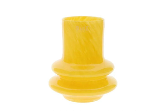 VASE RINGO- H18 D16 cm - CORN YELLOW - Lowlands Design -  - VASE RINGO- H18 D16 cm - CORN YELLOW - Order unit: 4pcs x GBP15.5 - #tag1# - #tag2# - #tag3# - #tag4#
