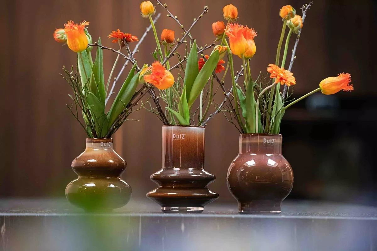 VASE RINGO- H18 D16 cm - MOCCA - Lowlands Design -  - VASE RINGO- H18 D16 cm - MOCCA - Order unit: 4pcs x GBP15.5 - #tag1# - #tag2# - #tag3# - #tag4#