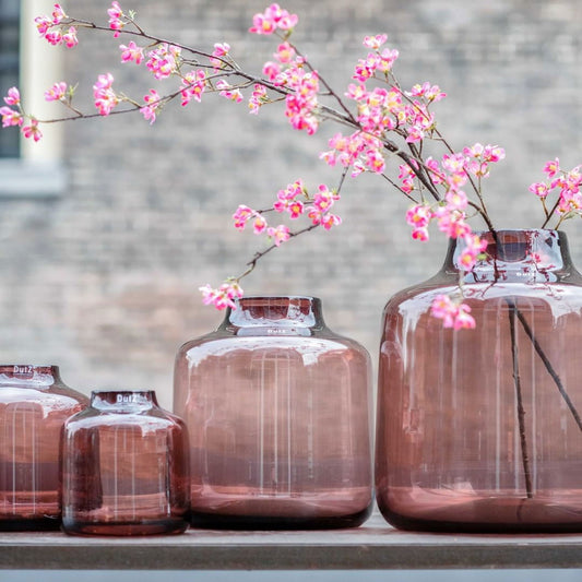 VASE TISZA - BURGUNDY Colour by DutZ - Lowlands Design -  - Find your statement piece with DutZ vases: expertly crafted hand-blown glassware, pots, bowls, and candleholders, available for UK delivery. - #tag1# - #tag2# - #tag3# - #tag4#