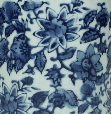 Ceramic Blue and White Ginger Jar for Elegant Home Styling with Floral Pattern Design