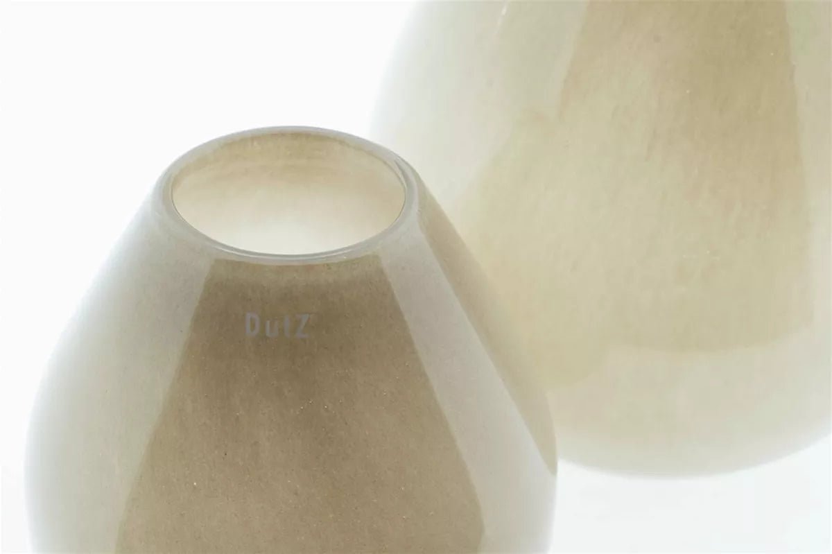 Lowlands Design beige ceramic vase with smooth finish showcasing modern minimalist style
