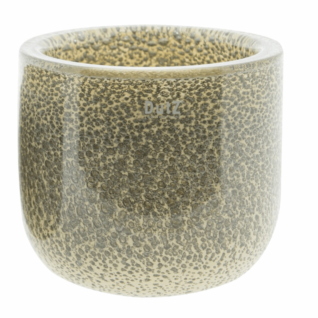 Lowlands Design Bowl THICK Glass with a textured speckled finish for modern decor