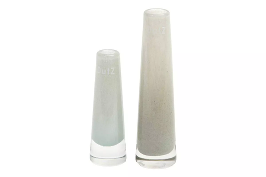 Lowlands Design Solifleur set of two frosted glass budvase with minimalist design