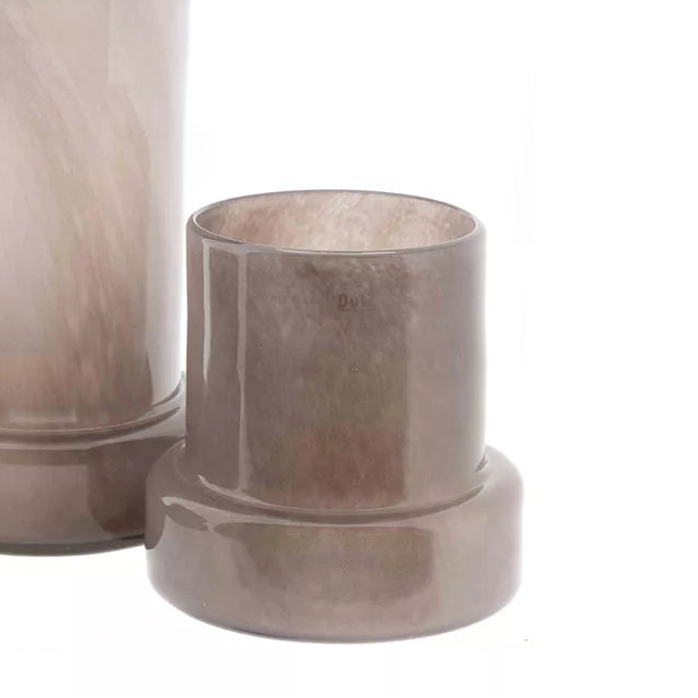 Lowlands Design glass large vase purple with a modern design, perfect for elegant home decor