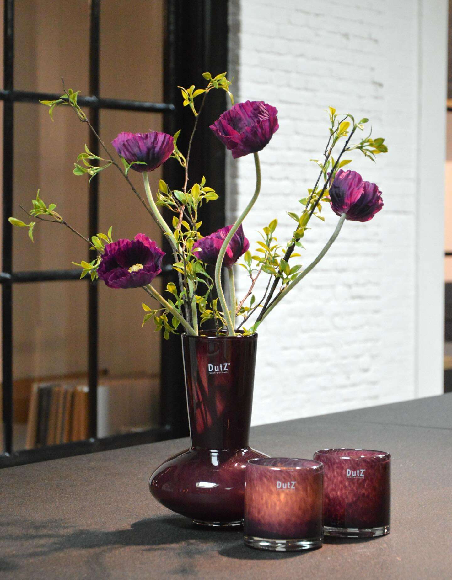 Vase Glass LOFLO - PLUM